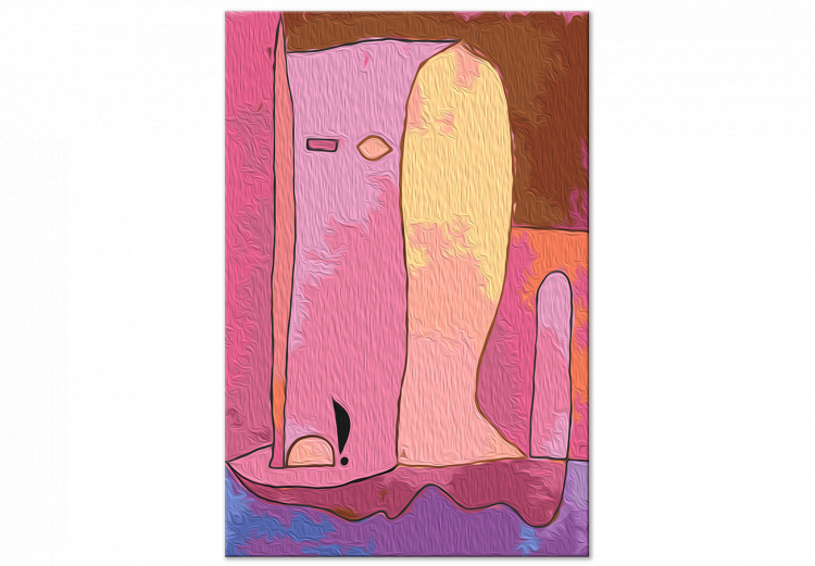 Paint by number Paul Klee, Gartenfigur - Pink Figure With Geometric Shapes 148451 additionalImage 4