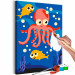 Painting Kit for Children Sea Vibes - Cheerful Underwater Creatures for Children 149751 additionalThumb 4