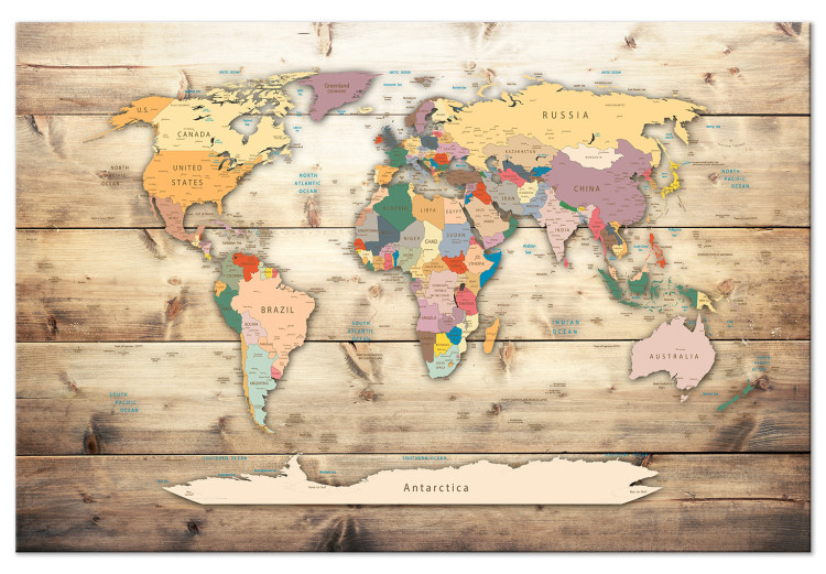 Wood Map Wooden World Map With Background Large Wall Art World Map