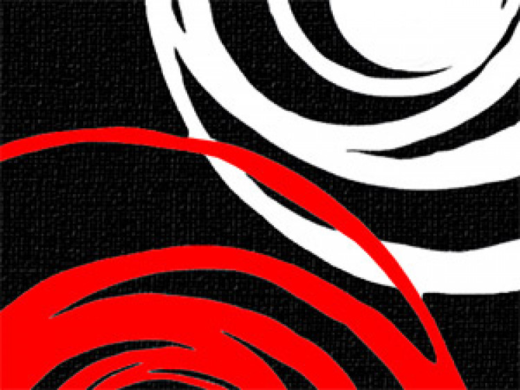 Wandbild Moment - schwarz, weiß, rot  46551 additionalImage 2
