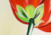 Quadro contemporaneo Freschi tulipani (1 parte) - motivo naturale con fiori colorati 47451 additionalThumb 3