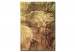 Reprodução da pintura famosa The School of Athens, detail of the cartoon depicting a young man's head 50651