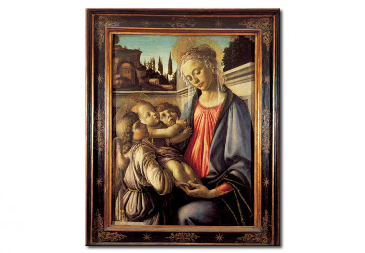 Reproduction de tableau Marie avec l'Enfant et deux anges 51951
