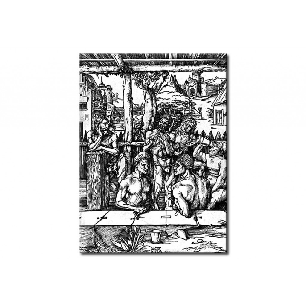 Schilderij  Albrecht Dürer: The Men's Bath