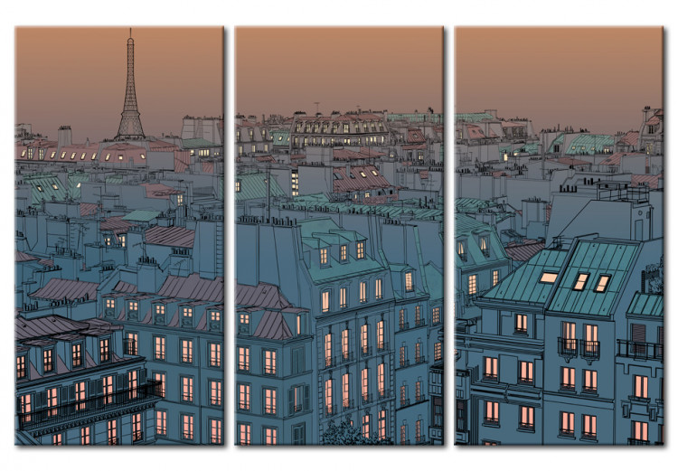Obraz Paryż - miasto idzie spać 55651