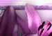 Tryck på akrylglas Purple Lilies [Glass] 93051 additionalThumb 6
