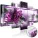 Tryck på akrylglas Purple Lilies [Glass] 93051