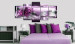 Stampa foto su acrilico Purple Lilies [Glass] 93051 additionalThumb 3