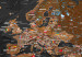 Ozdobna tablica korkowa Świat: Brązowa mapa [Mapa korkowa] 98051 additionalThumb 8