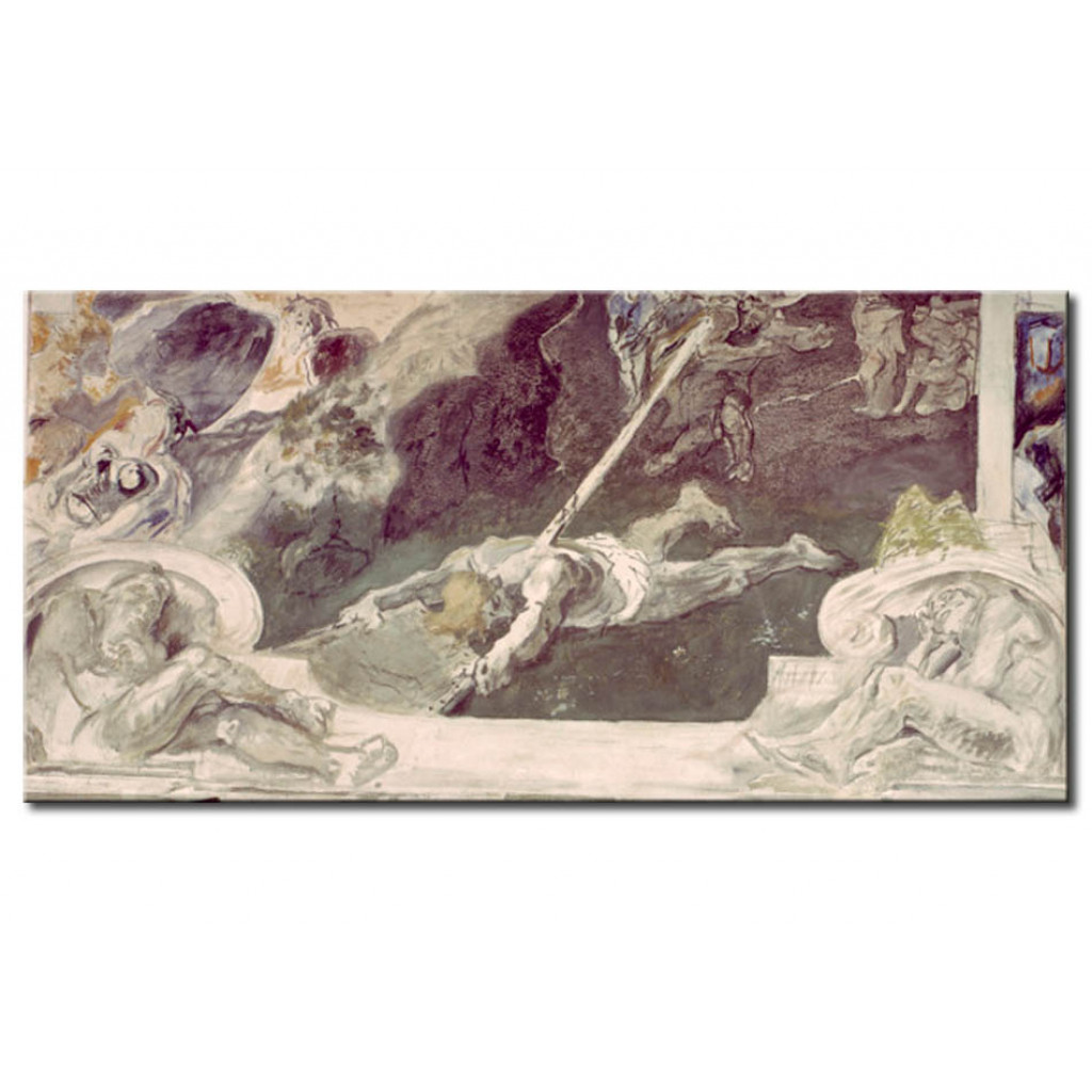 Reprodução Da Pintura Famosa Death Of Siegfried