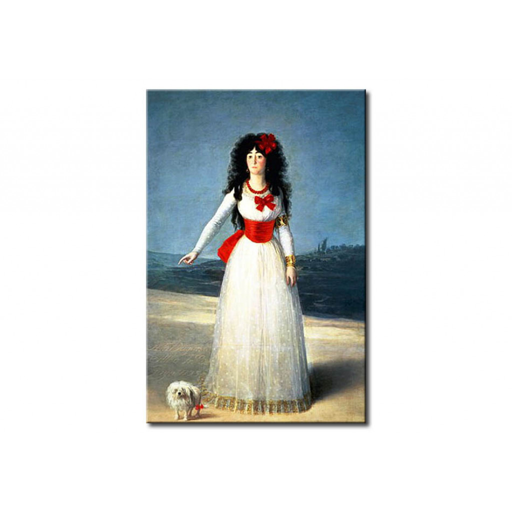 Schilderij  Francisco Goya: The Duchess Of Alba