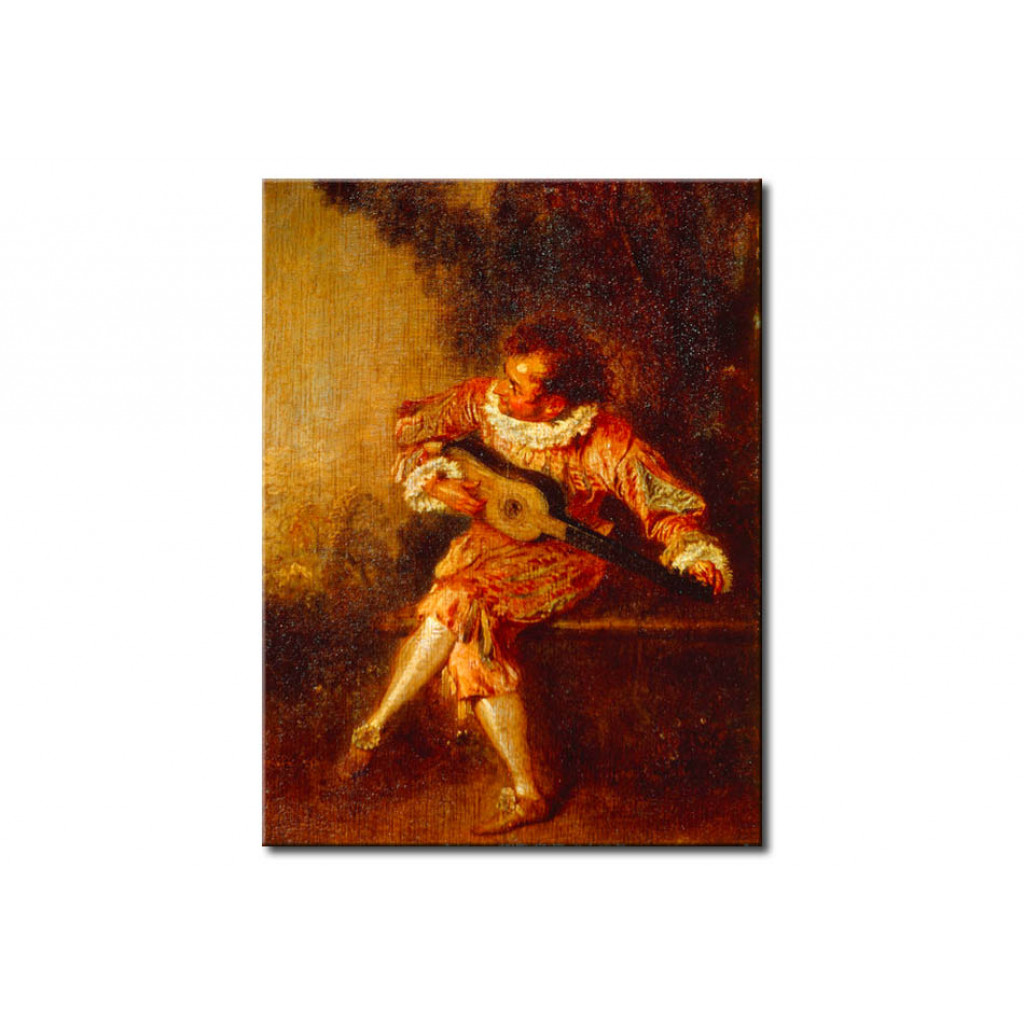 Schilderij  Antoine Watteau: The Serenader