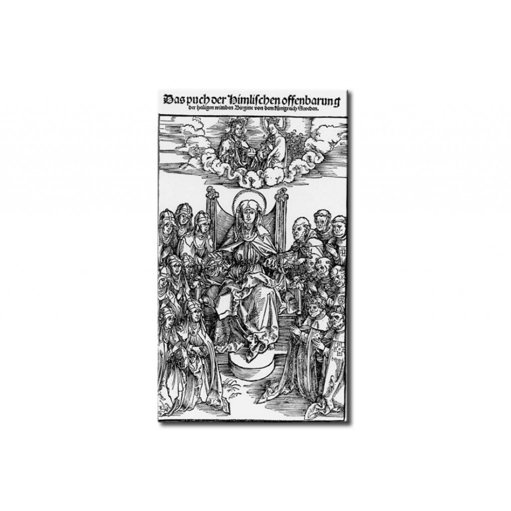 Schilderij  Albrecht Dürer: Saint Birgitta Of Sweden