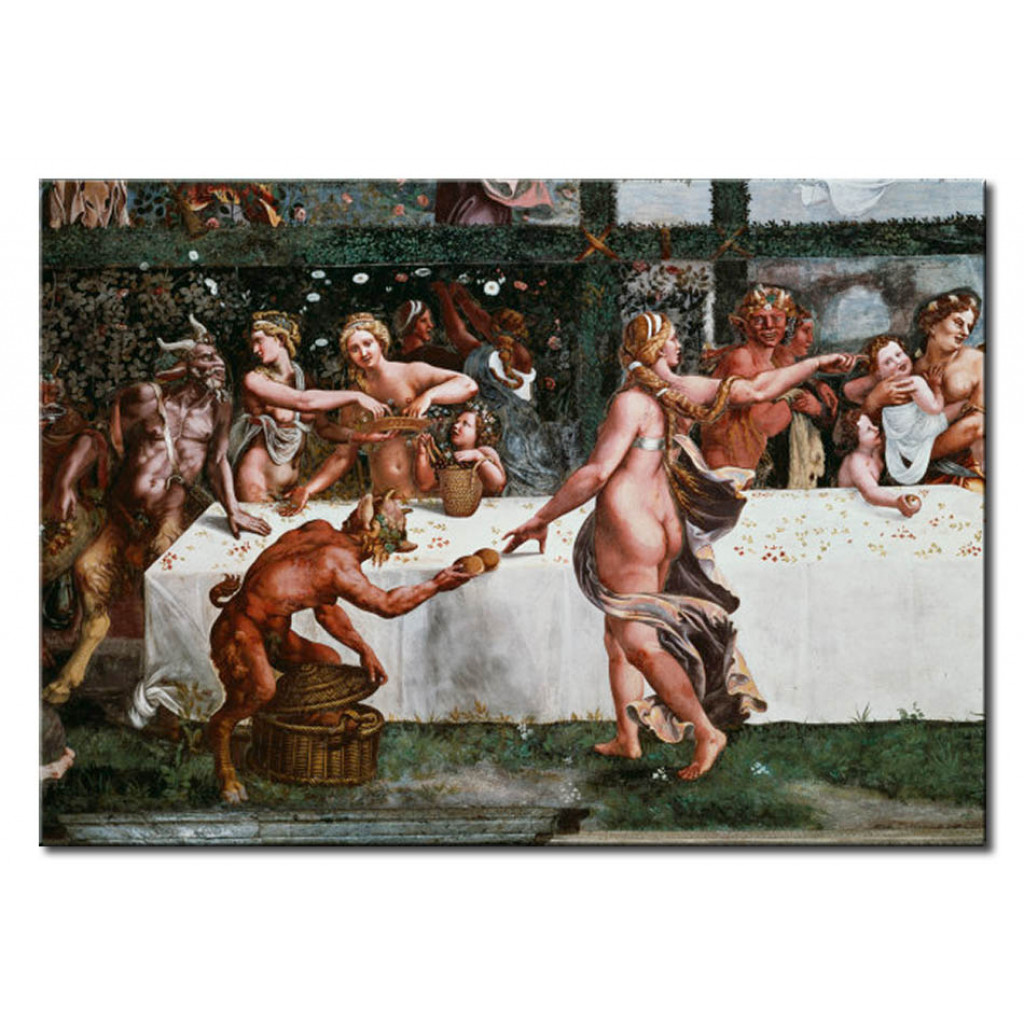 Schilderij  Giulio Romano: The Wedding Of Cupid And Psyche