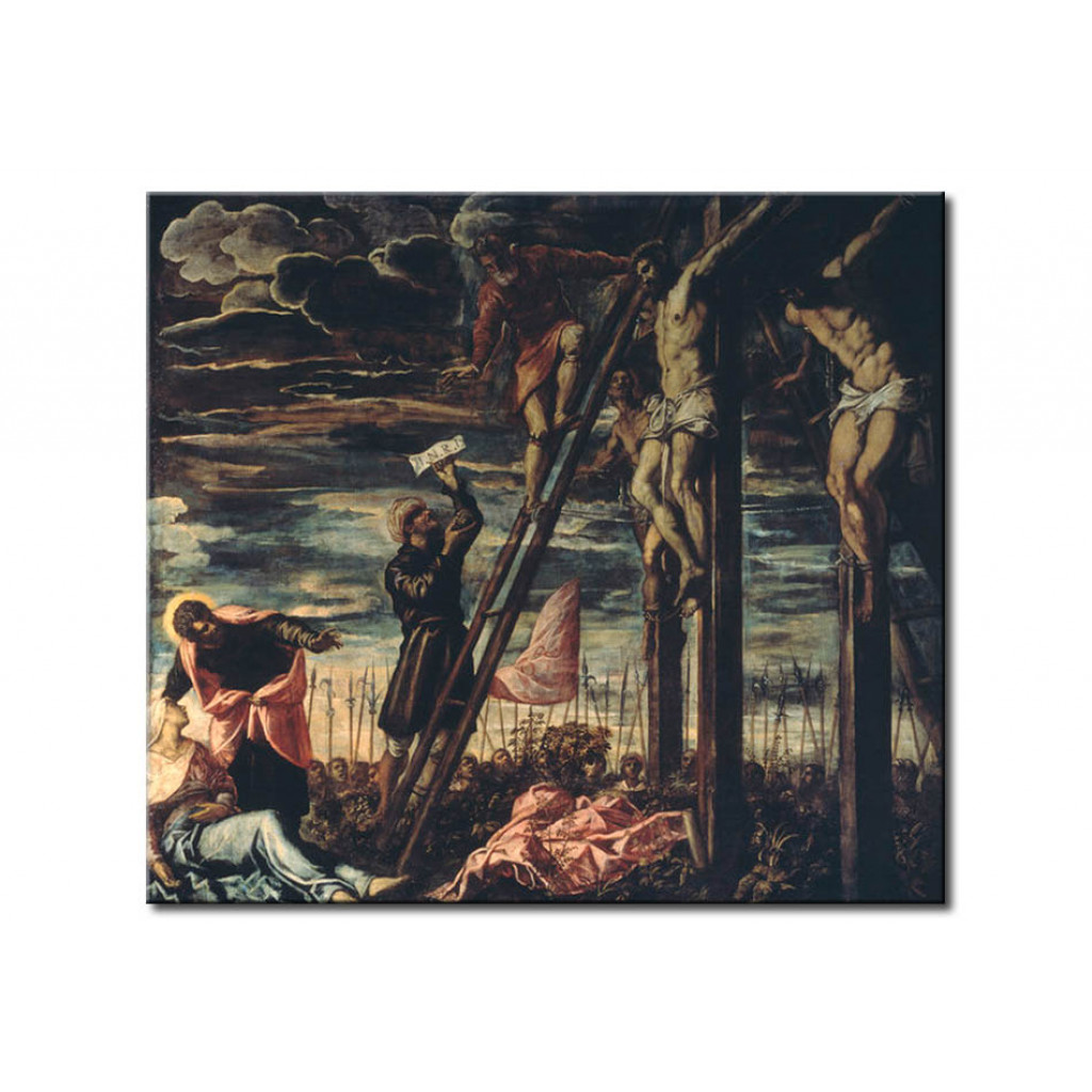 Schilderij  Tintoretto: The Crucifixion