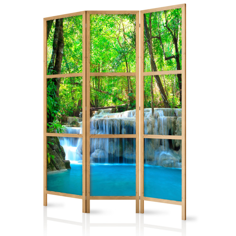 Turquoise Waterfall [Room Dividers] Japanese
