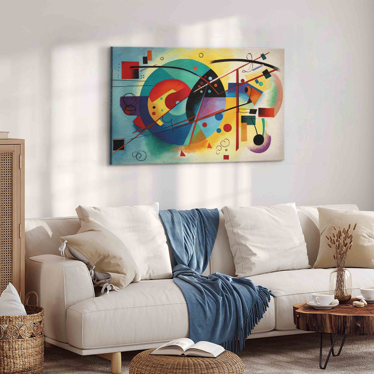 Målning Colorful Abstraction - A Composition Inspired by Kandinsky’s Work 151061 additionalImage 4