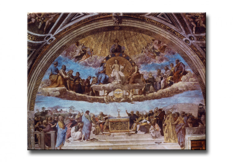 Reprodukcja obrazu La disputa del sacramento 51161
