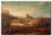 Tableau de maître Paysage avec pont-levis 52061