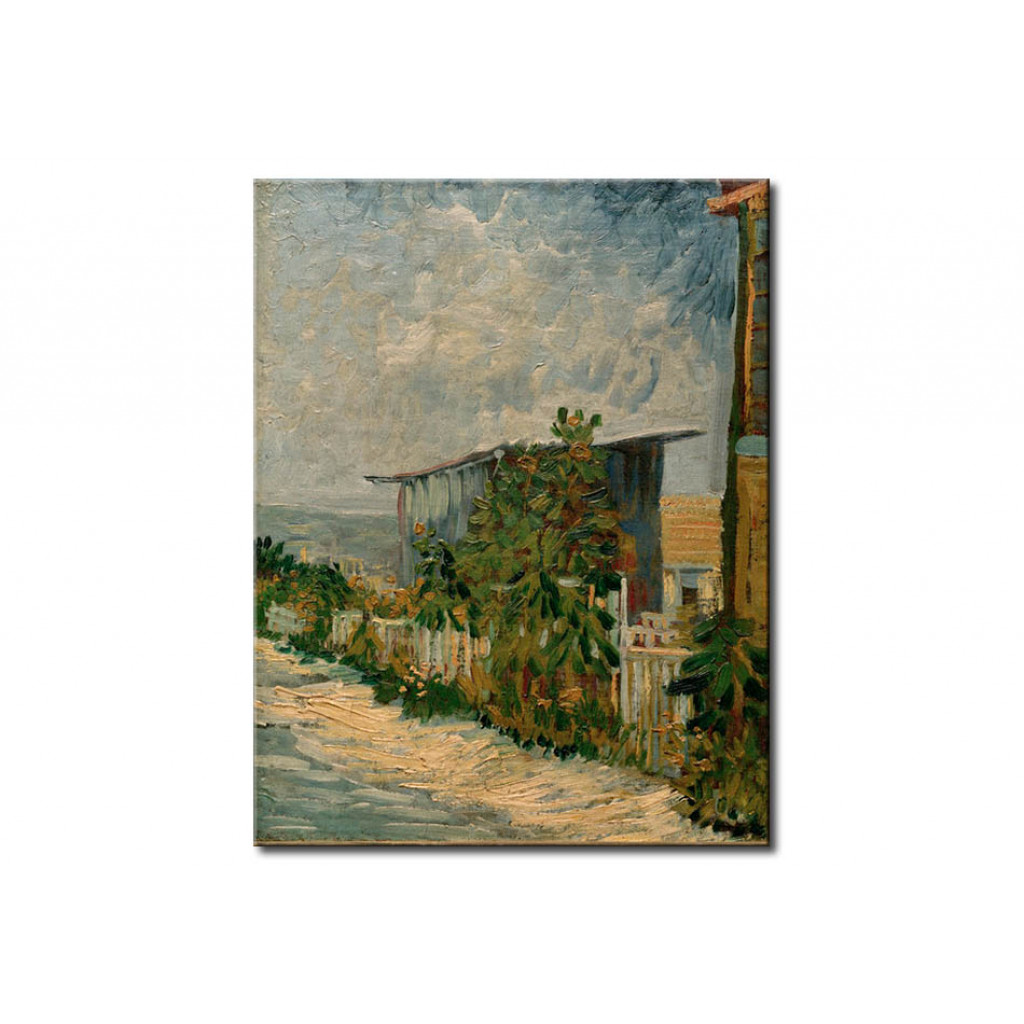 Schilderij  Vincent Van Gogh: Shelter On Montmartre