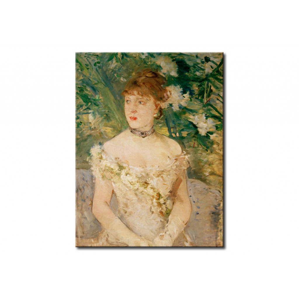 Schilderij  Berthe Morisot: Jeune Femme En Toilette De Bal
