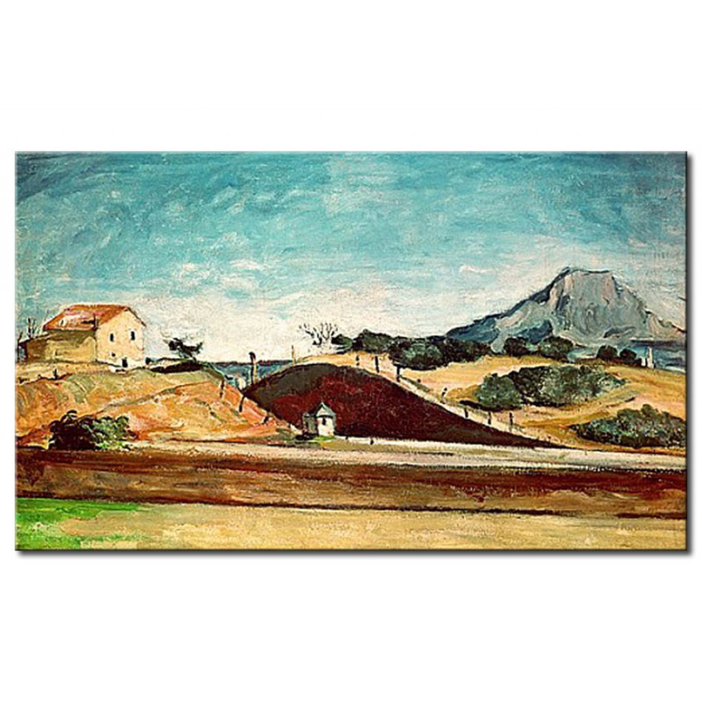 Schilderij  Paul Cézanne: The Railway Cutting