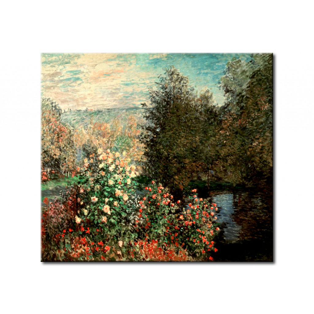 Schilderij  Claude Monet: Coin De Jardin à Montgeron