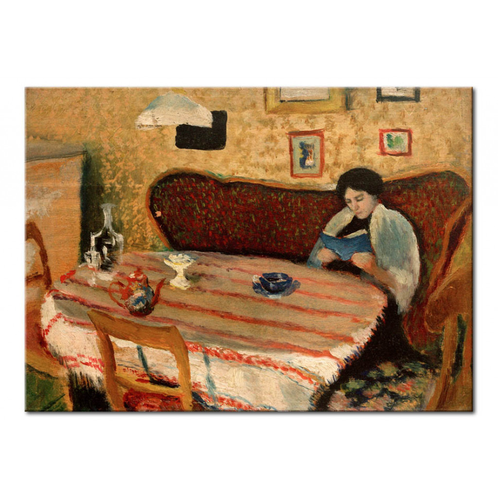Schilderij  August Macke: Unser Wohnzimmer In Tegernsee