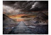 Fototapeta Opuszczona natura - krajobraz gór przy niebie z zachodzącym słońcem 59761 additionalThumb 1