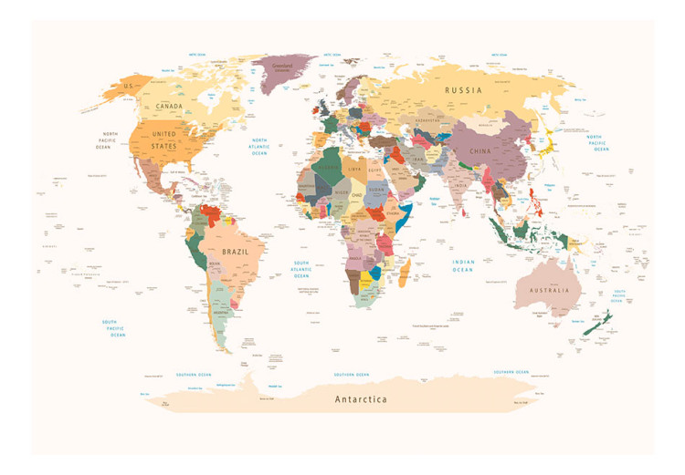Vliestapete World Map 64361 additionalImage 1
