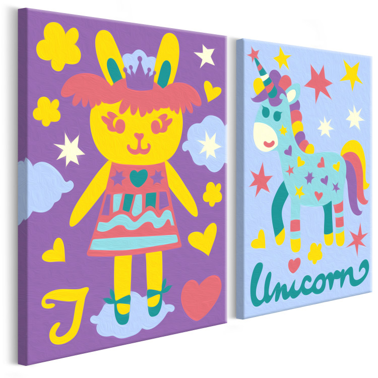 Painting Kit for Children Rabbit & Unicorn 107271 additionalImage 5
