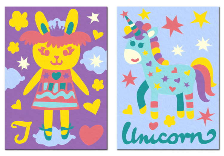 Painting Kit for Children Rabbit & Unicorn 107271 additionalImage 7
