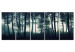 Canvas Print Dark Forest (5 Parts) Narrow 107771