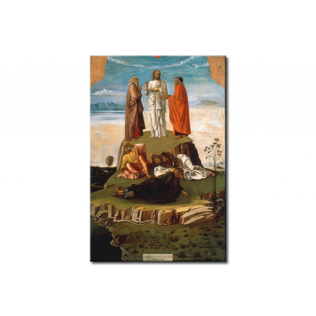 Schilderij  Giovanni Bellini: Transfiguration Of Christ On Mount Tabor