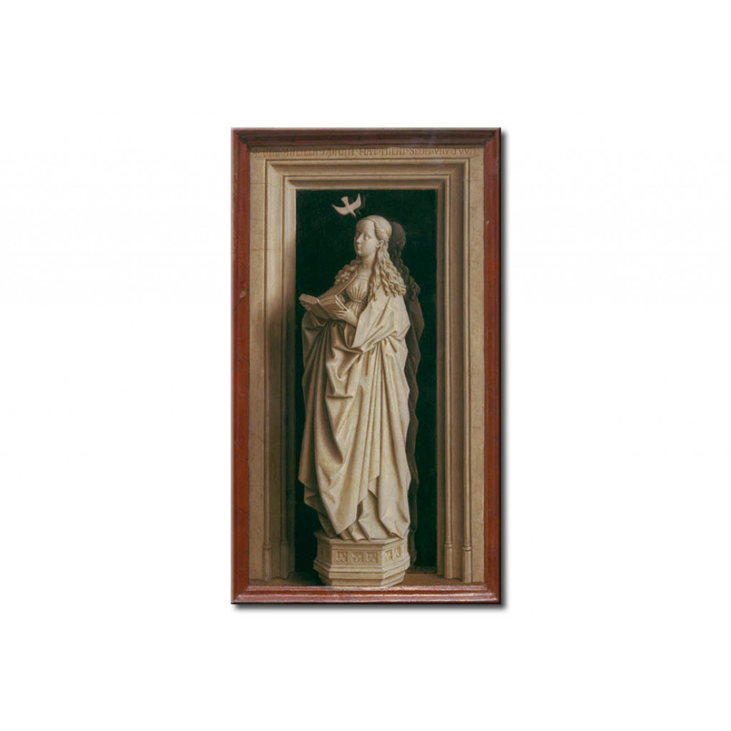 Schilderij  Jan Van Eyck: Diptych Of The Annunciation