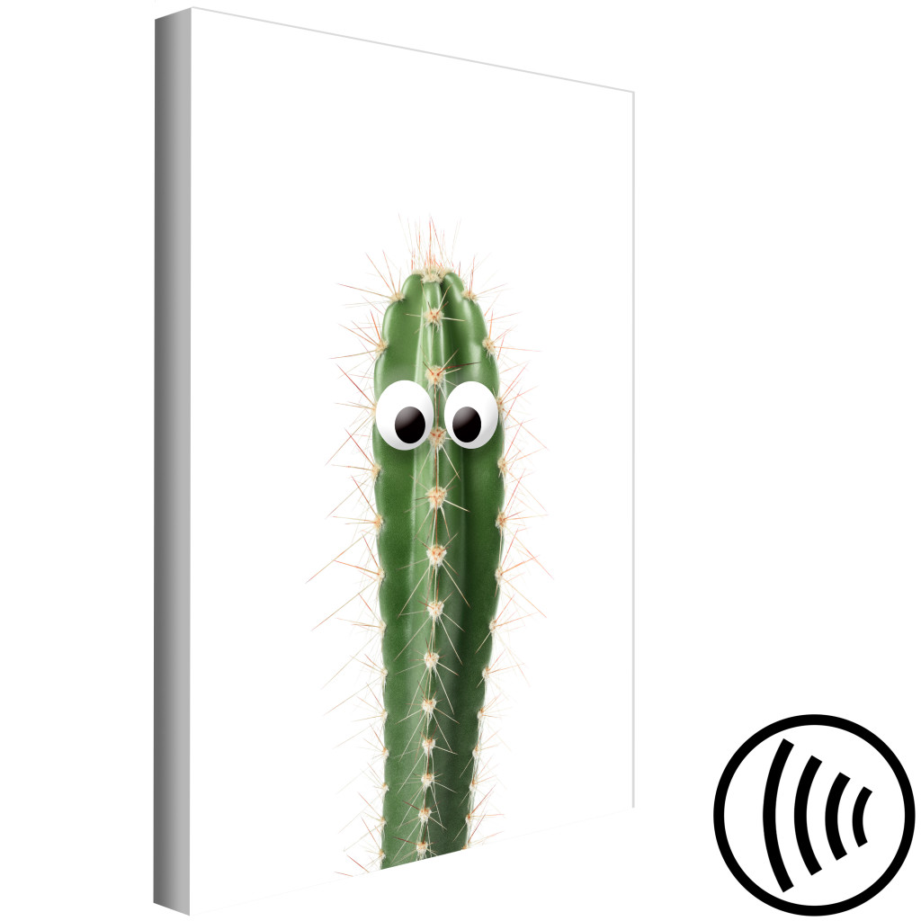 Canvastavla Live Cactus (1 Part) Vertical