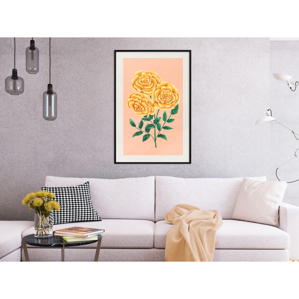 Poster Decorativo Yellow Roses [Poster]
