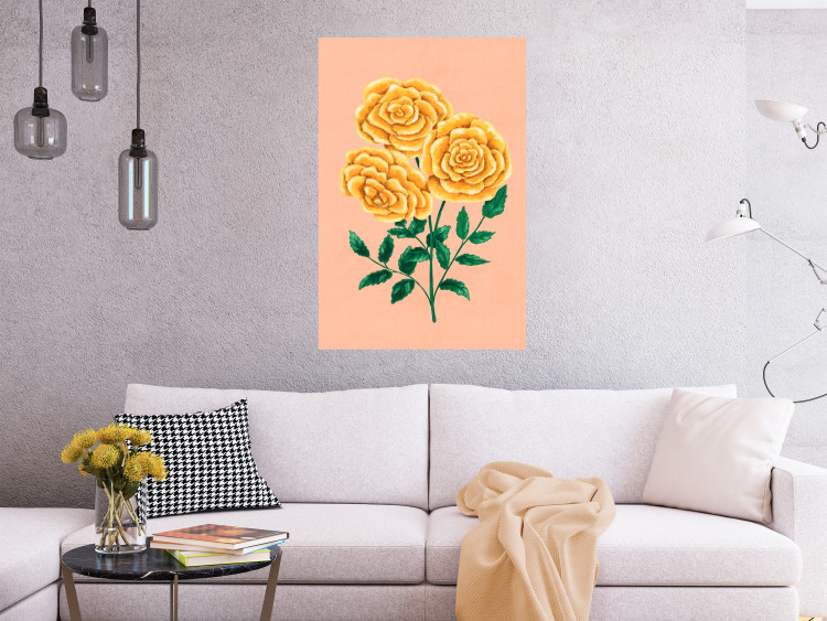 Wall Poster Yellow Roses [Poster] 129971 additionalImage 4