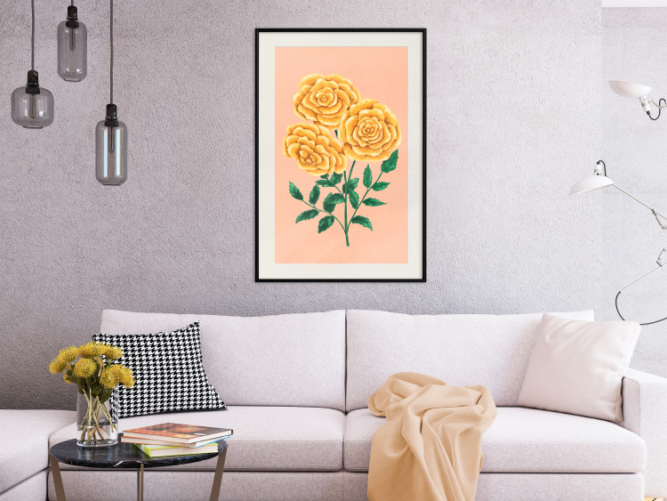 Wall Poster Yellow Roses [Poster] 129971 additionalImage 24