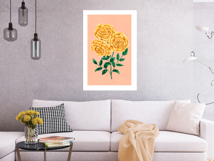Wall Poster Yellow Roses [Poster] 129971 additionalImage 5
