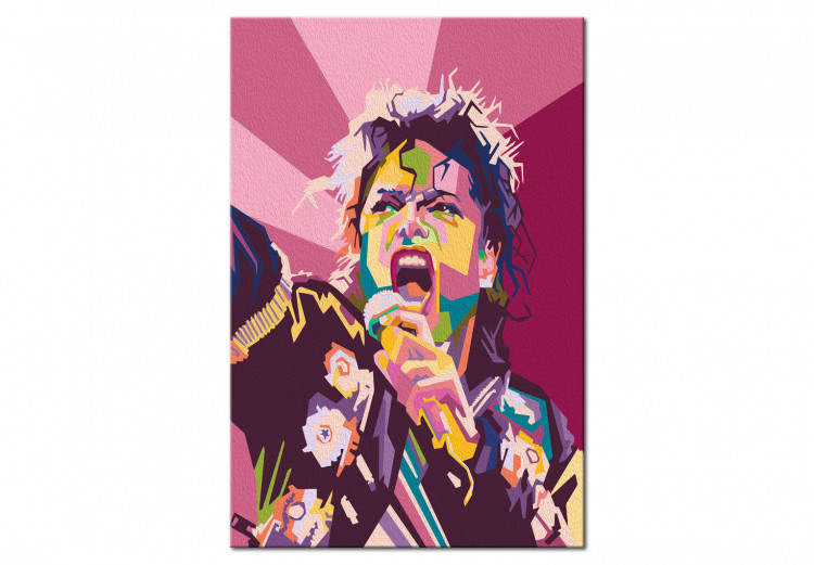 Pintura por números Michael Jackson - Pintura por números para adultos -  Pintura com números