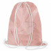 Mochila Pink wine - graphic leaves in shades of pink in glamour style 147471