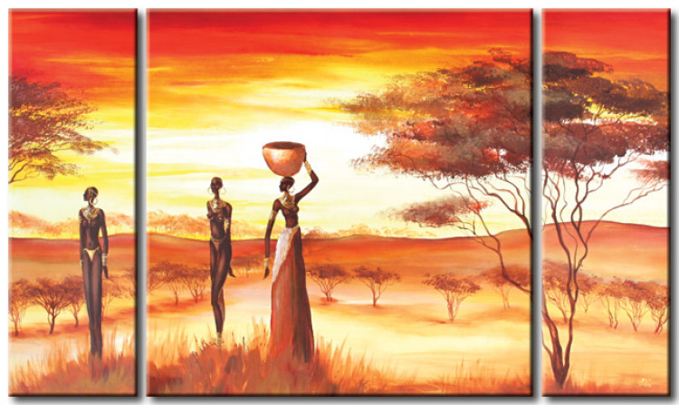 Målning Afrikansk dag till dag 47171