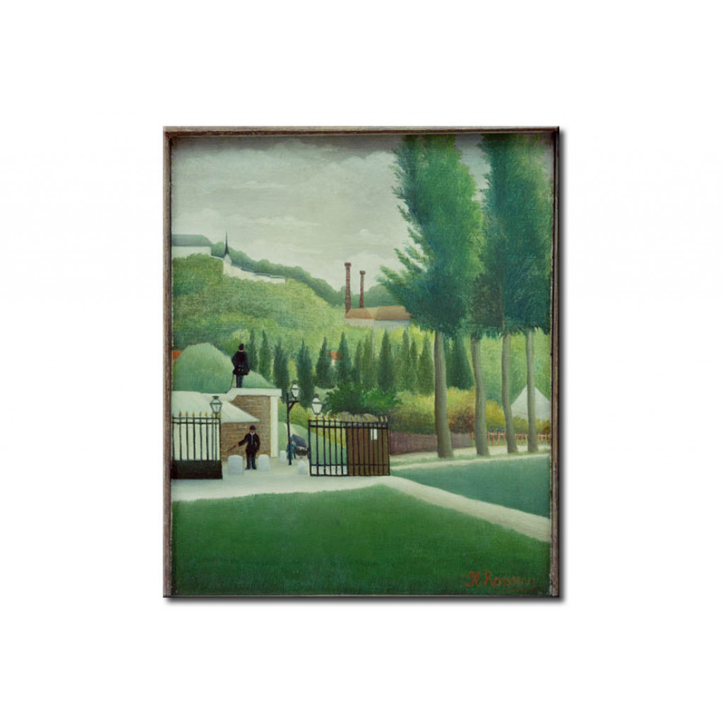 Schilderij  Henri Rousseau: Station D'octroi