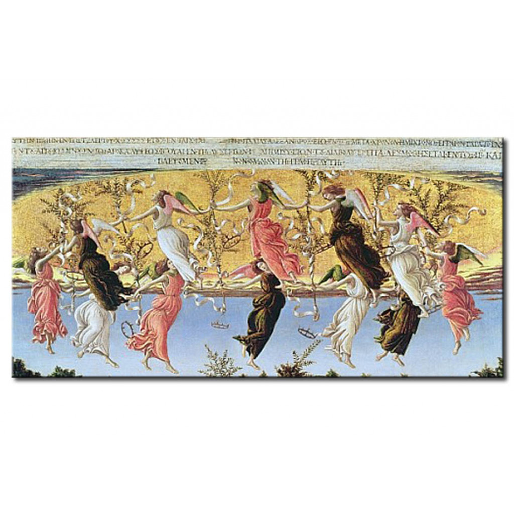 Schilderij  Sandro Botticelli: Mystic Nativity (oil On Canvas)