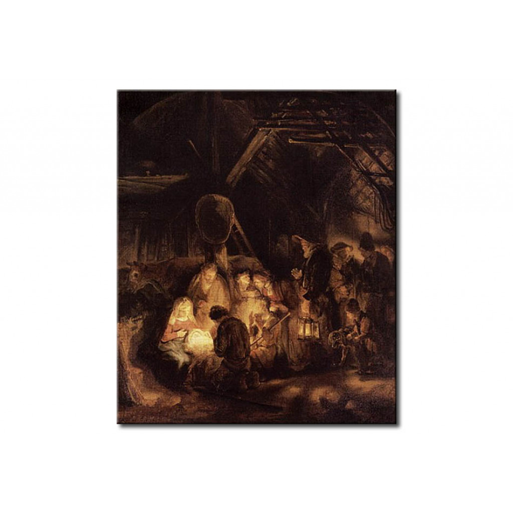 Cópia Impressa Do Quadro Adoration Of The Shepherds