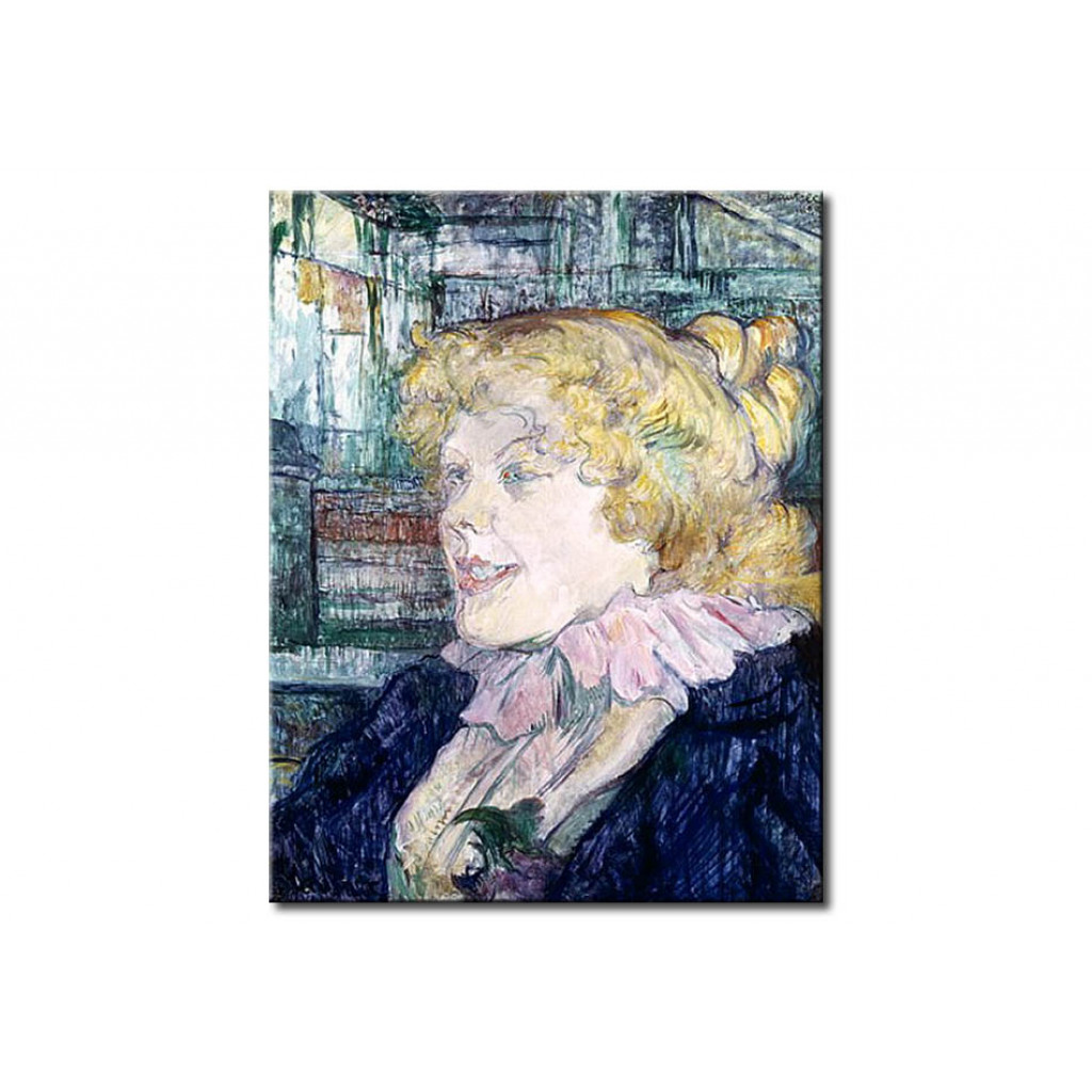 Schilderij  Henri De Toulouse-Lautrec: The English Girl From 'The Star' At Le Havre