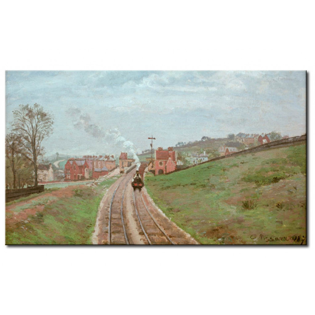 Schilderij  Camille Pissarro: Lordship Lane Station, Upper Norwood