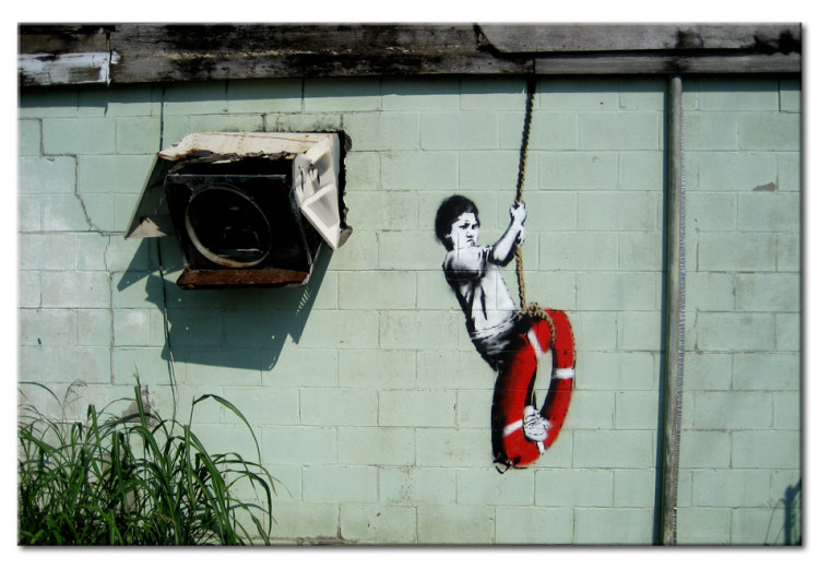 Obraz Chłopiec na huśtawce (Banksy) 58971