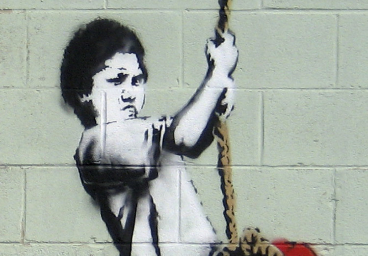 Obraz Chłopiec na huśtawce (Banksy) 58971 additionalImage 5